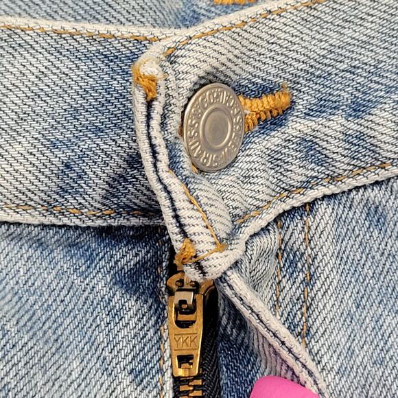 Vintage LEVIS 550 Extra-Baggy Jeans 35x29 Medium-Wash - Picture 9 of 16